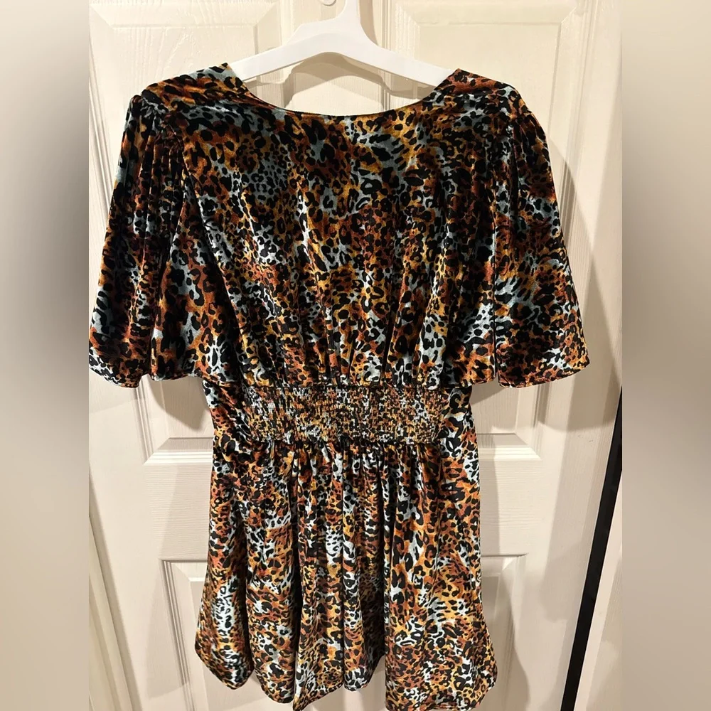 Anthropologie Multicolor Animal Print  Dress - Picture 2 of 3